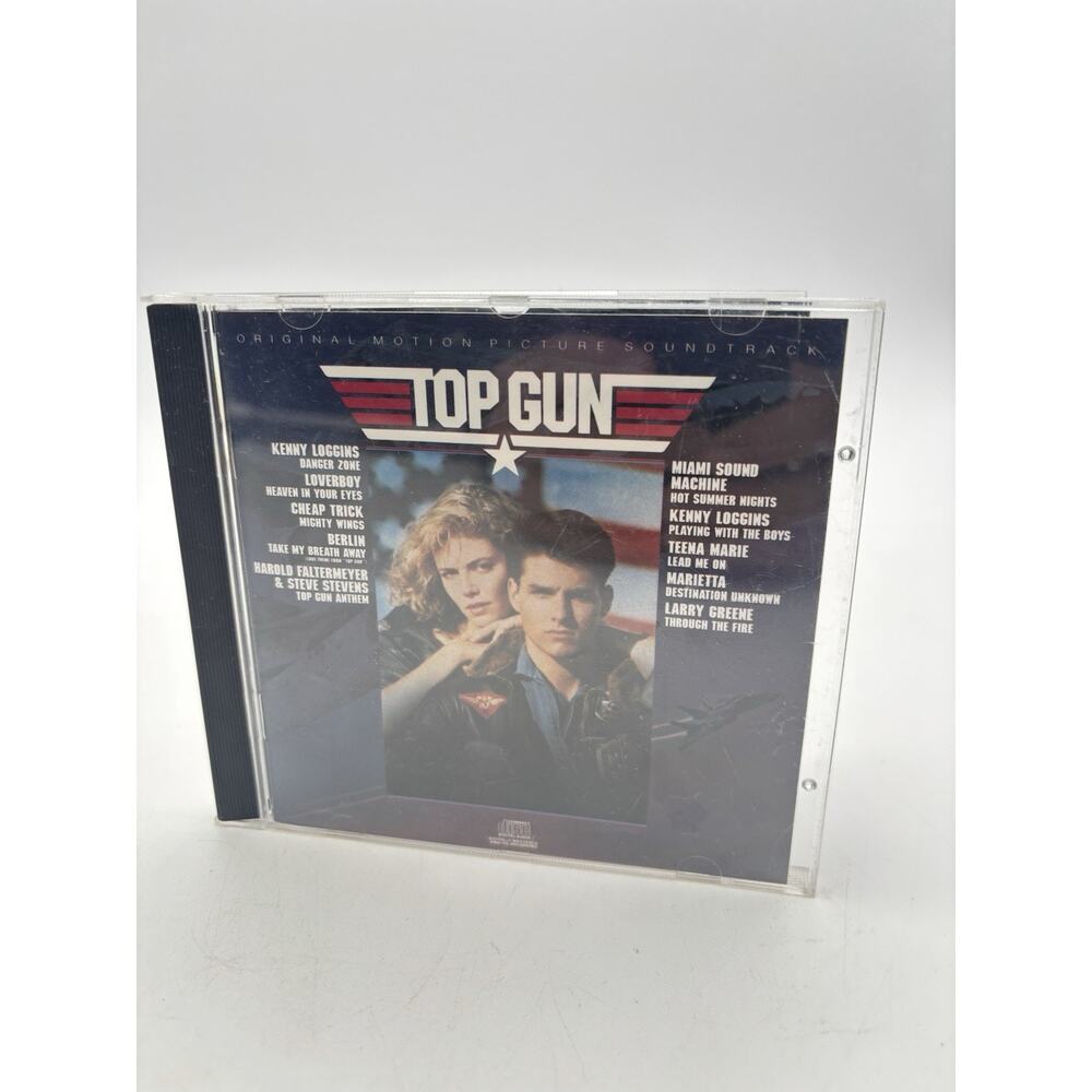 Top Gun Original Motion Picture Soundtrack CD 1986 Columbia Rock Pop VG Cond